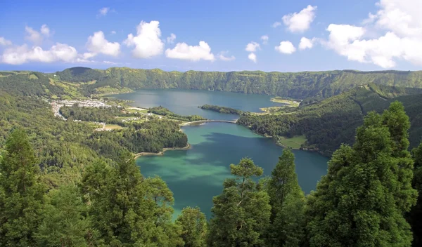 Miradouro Vista do Rei em São Miguel (Açores ) — Fotografia de Stock