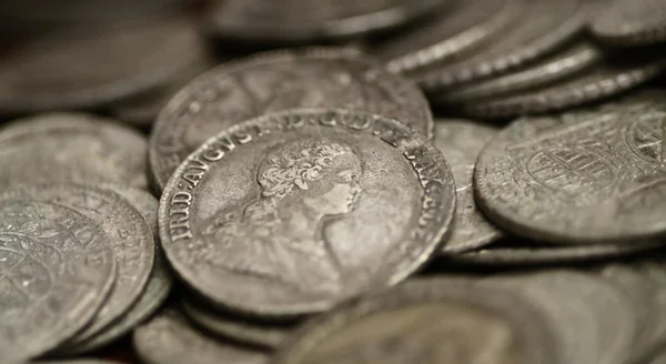 Antique coins of close-up 01 — Stock Photo, Image