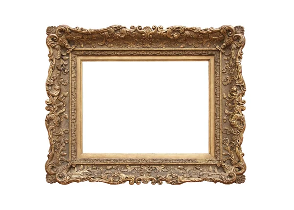 Weathered golden picture frame 05 — Stock Photo, Image