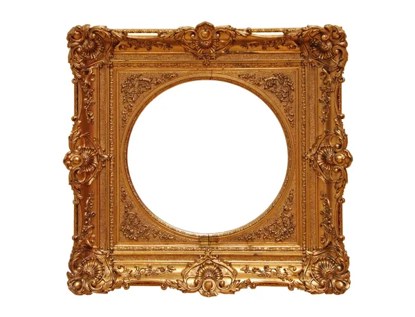 Weathered golden picture frame 06 — Stock Photo, Image