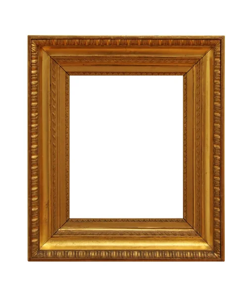 Weathered golden picture frame 03 — Stock Photo, Image