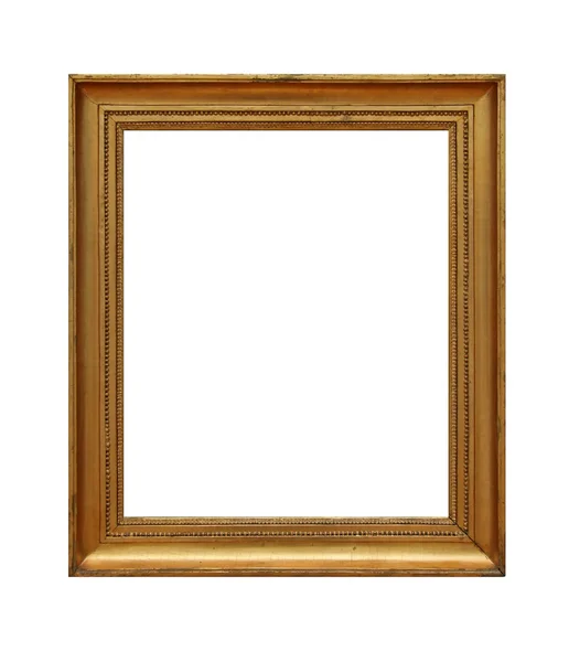 Weathered golden picture frame 02 — Stock Photo, Image