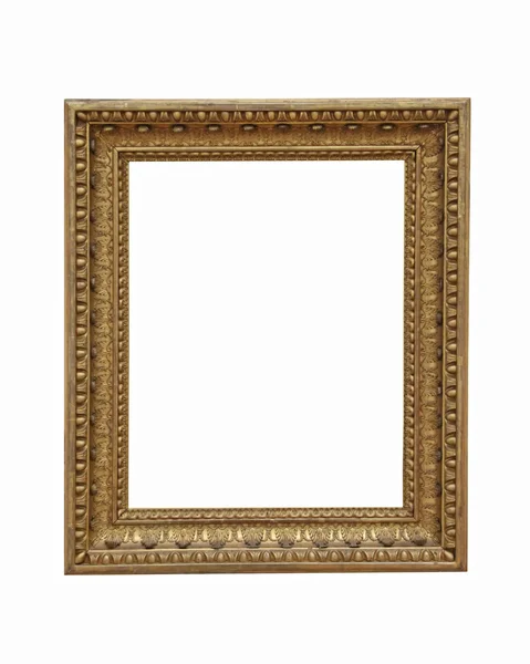 Weathered golden picture frame — Stock Photo, Image