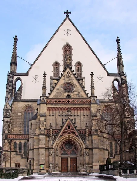 (ドイツのライプツィヒ聖トーマス教会) — ストック写真