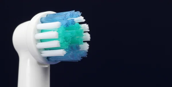 Bir elektrikli diş fırçası görmek — Stok fotoğraf