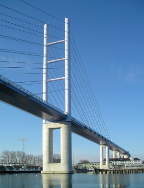 Bridge between Stralsund and island Rügen (Germany)