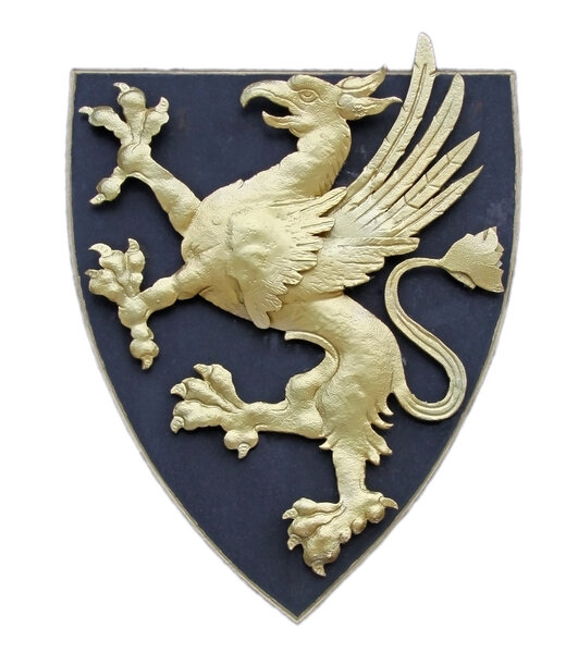 Griffin, isolated on white background