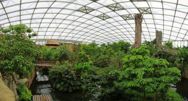 Panorama Gondwanaland Zoo Leipzig, Germany clipart