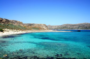 Göl balos, gramvousa, crete, Yunanistan