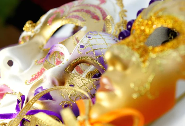 Venedik Karnavalı maskeleri — Stok fotoğraf