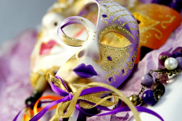 Карнавальные маски Венеции — стоковое фото