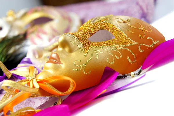 Maschere di carnevale veneziano — Foto Stock