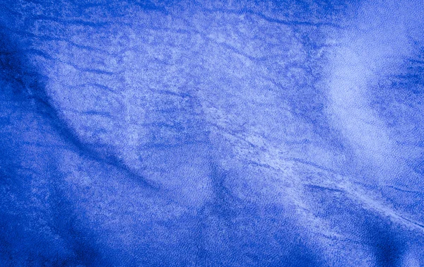 Mar de fundo de couro azul — Fotografia de Stock