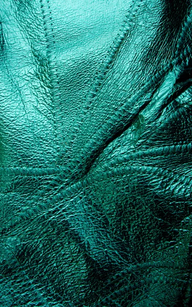 stock image Green Texture Leather Background