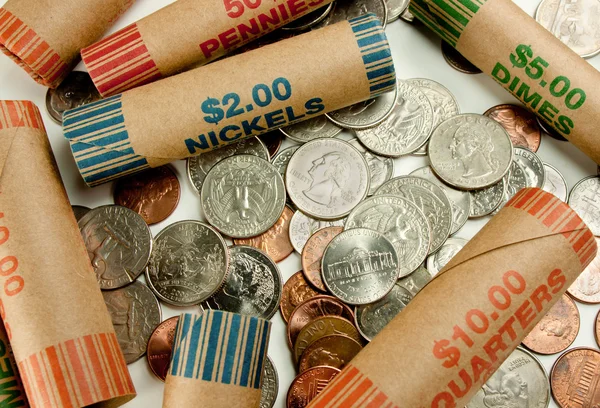 stock image Coins And Wrappers