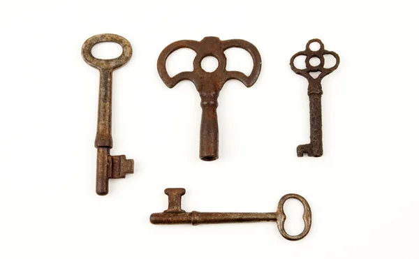 Seltene alte Schlüssel — Stockfoto