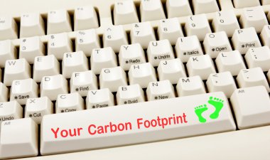 karbon ayak izi klavye