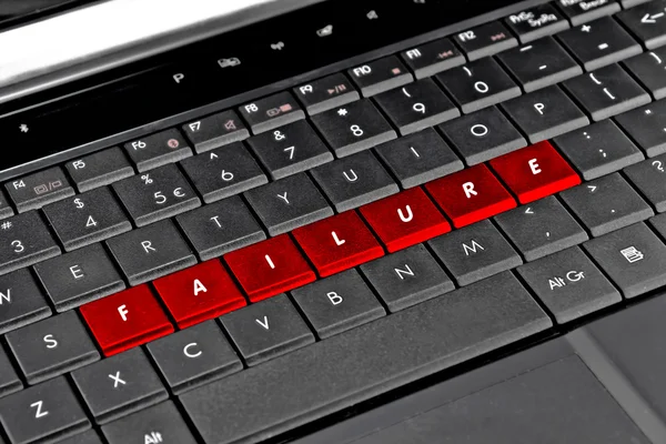 Failure Keyboard Computer — Stock Photo, Image