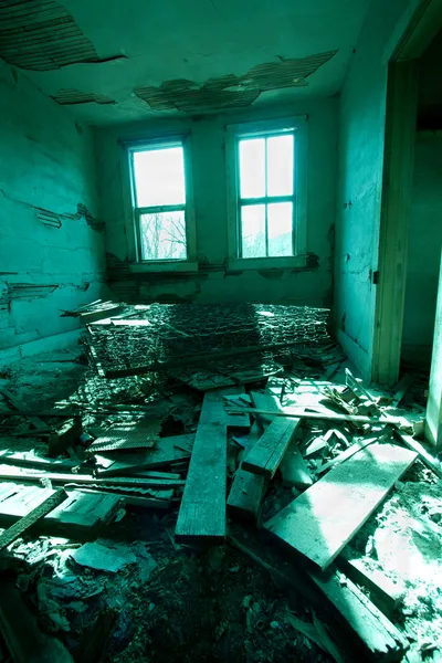 Vertikální demoluje místnost — Stock fotografie