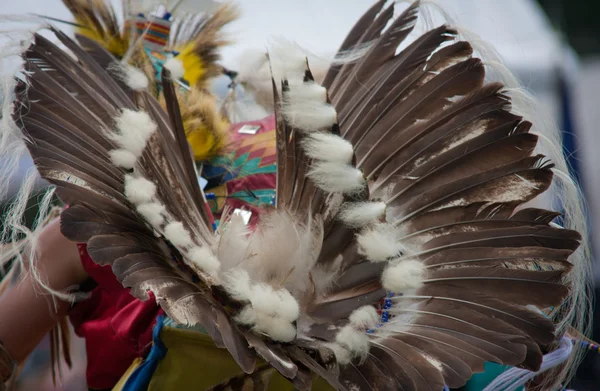 羽のインド人のダンサー — ストック写真