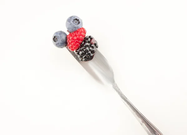 Fruit On A Fork — Stock Photo, Image