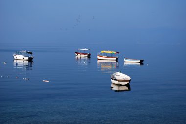 balıkçı tekneleri, Ohri Gölü