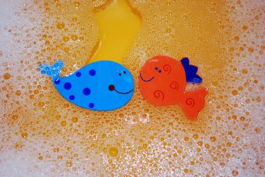 Bath toys clipart