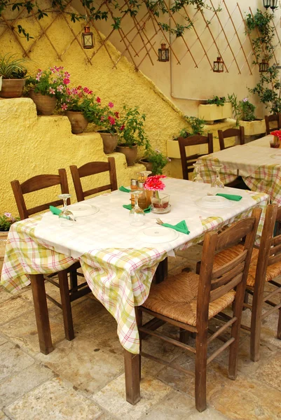 Restauracja w Korfu — Zdjęcie stockowe
