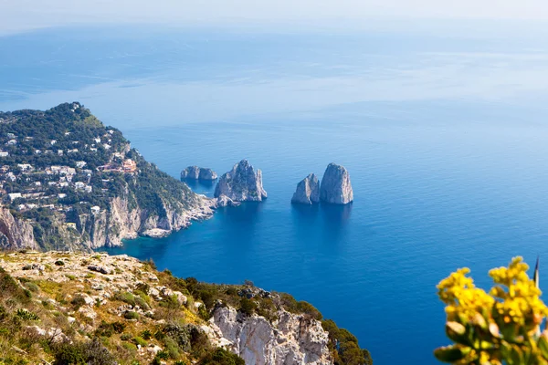 Pohled na pobřeží amalfi — Stock fotografie