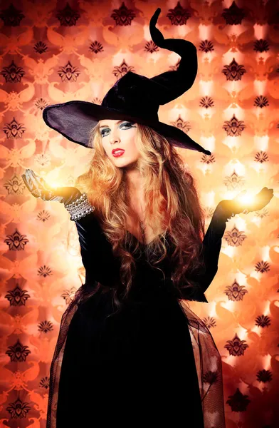 stock image Expressive witch