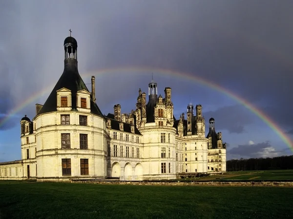 Rainbow chateau — Stockfoto