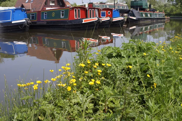 Canal boats — Stock Photo, Image