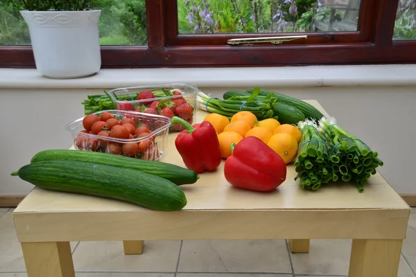 Lebensmittel - Obst und Gemüse — Stockfoto