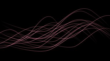 Glowing pink lines modern background clipart