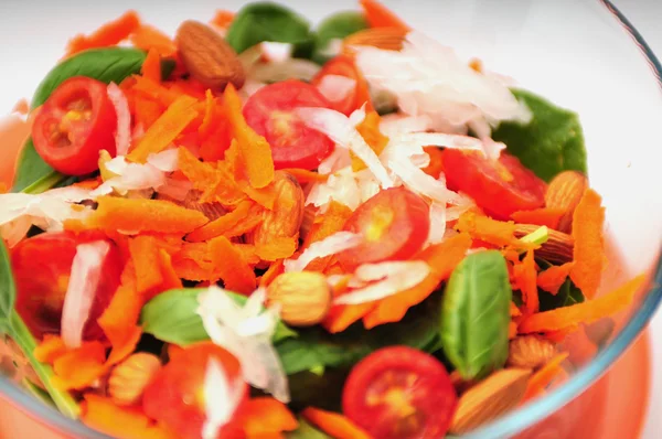 Close up de salada saudável — Fotografia de Stock