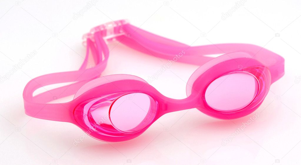 Pink Swimming goggles