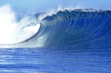 Blue ocean wave clipart