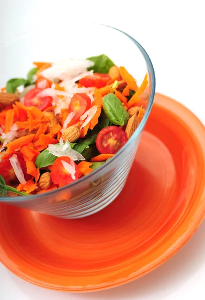 Здоровый веганский салат — стоковое фото
