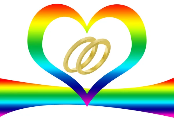 Małżeństwo homoseksualne — Zdjęcie stockowe