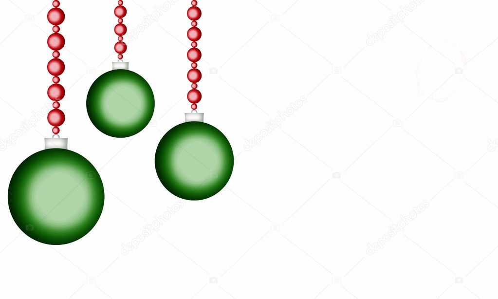 Christmas Ornaments Background