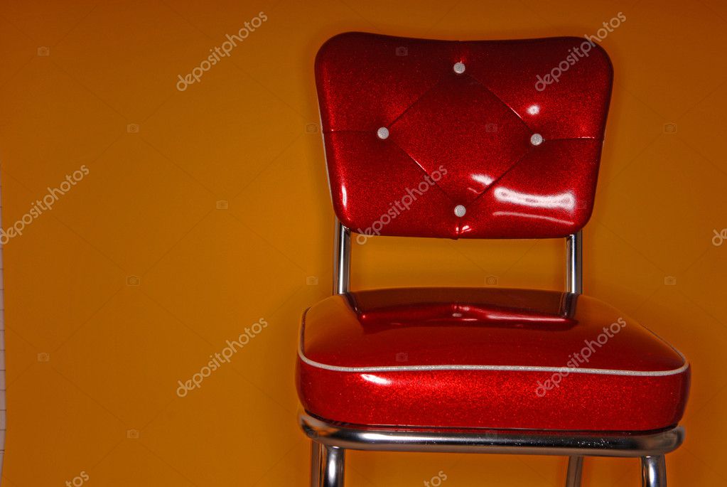 Red vintage retro chair Stock Photo by ©ftlaudgirl 10771899