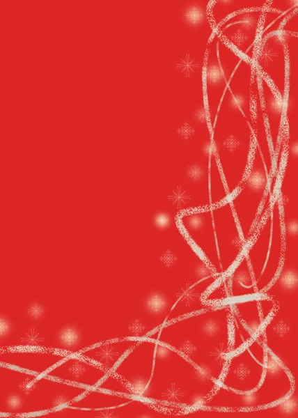 Red winter background — Stock Photo, Image