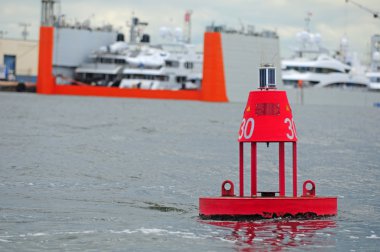 Red buoy clipart