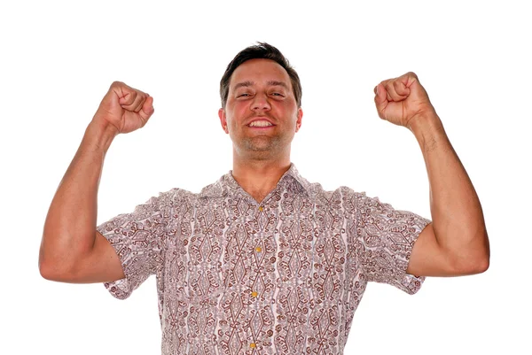Excited and happy man — Stock Photo, Image