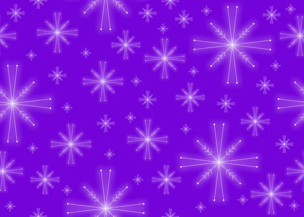 Purple Seamless snowflake background — Stock Photo, Image