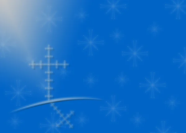 Religious Christmas background — Stock Photo, Image