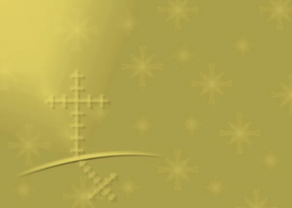 Oro Religioso fondo de Navidad —  Fotos de Stock