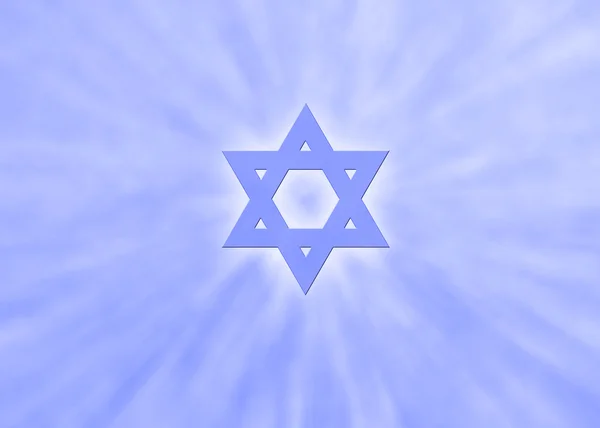 Fundo judaico azul — Fotografia de Stock