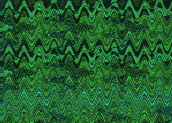 stock image Green zig zag abstract background