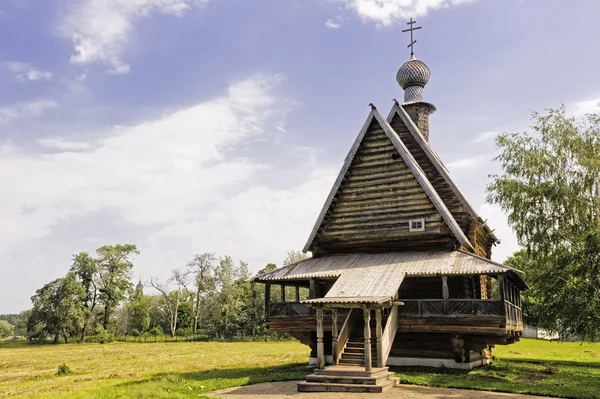 ロシアの木造の教会。スーズダリ. — ストック写真